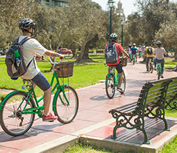Bike ride in San Isidro